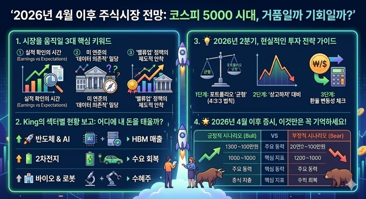 [충격] 2026년 4월이후 하반기 주식시장 전망