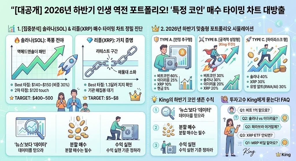 👑 [대공개] 2026년 하반기 인생 역전 포트폴리오!
